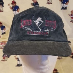 vintage  limited edition steamboat lether hat